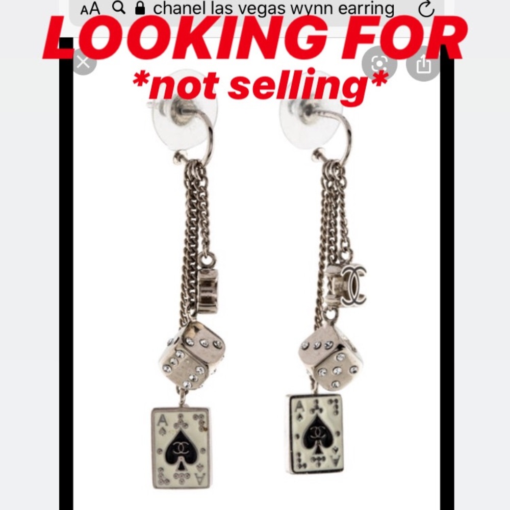 LOOKING FOR chanel wynn las vegas drop earrings